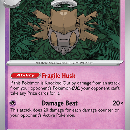 Shedinja 061/132 Non-Holo Mega Evolution Pokemon Card