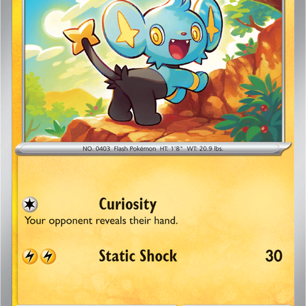 Shinx 066/167 Reverse Holo Twilight Masquerade Pokemon Card