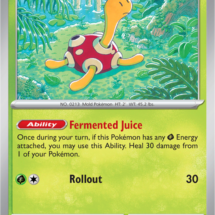 Shuckle 011/132 Reverse Holo Mega Evolution Pokemon Card