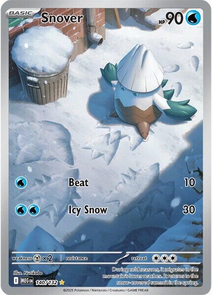 Snover 140/132 Illustration Rare – Mega Evolution Expansion | Pokémon TCG English