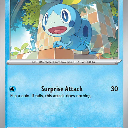Sobble 039/132 Reverse Holo Mega Evolution Pokemon Card