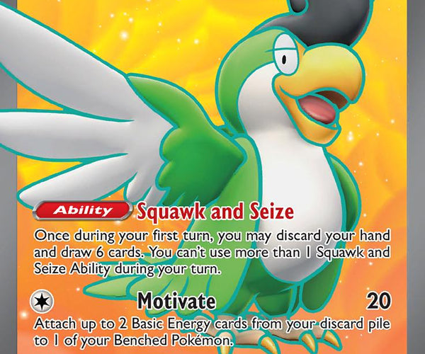 squawkabilly pokemon card Squawkabilly ex Squawk and Seize Ability Used Markers for Pokemon TCG