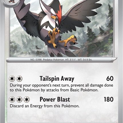 Staraptor 150/198 Reverse Holo Scarlet & Violet Base Set Pokemon Card