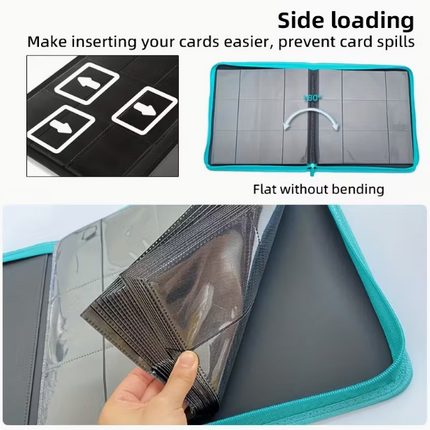 12 Pocket Trading Card Binder – Capacity 480 Cards Pokémon Card Album