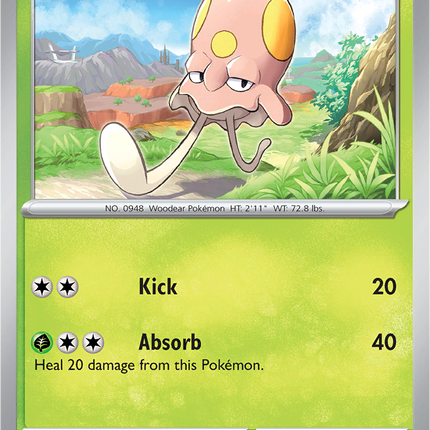 Toedscool 016/182 Non-Holo Paradox Rift Pokemon Card