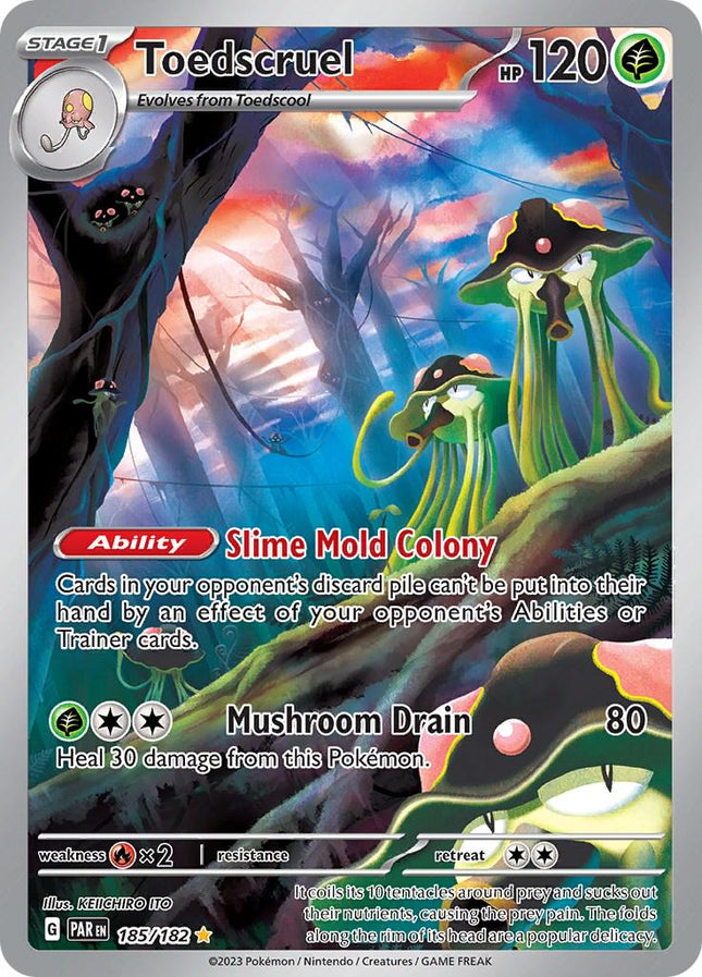 Toedscruel 185/182 – Illustration Rare (IR) | Pokémon TCG English