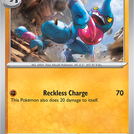 Toxicroak 079/132 Non-Holo Mega Evolution Pokemon Card
