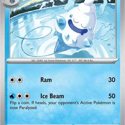 Vanillish 028/086 Master Ball Reverse Holo White Flare Pokemon Card